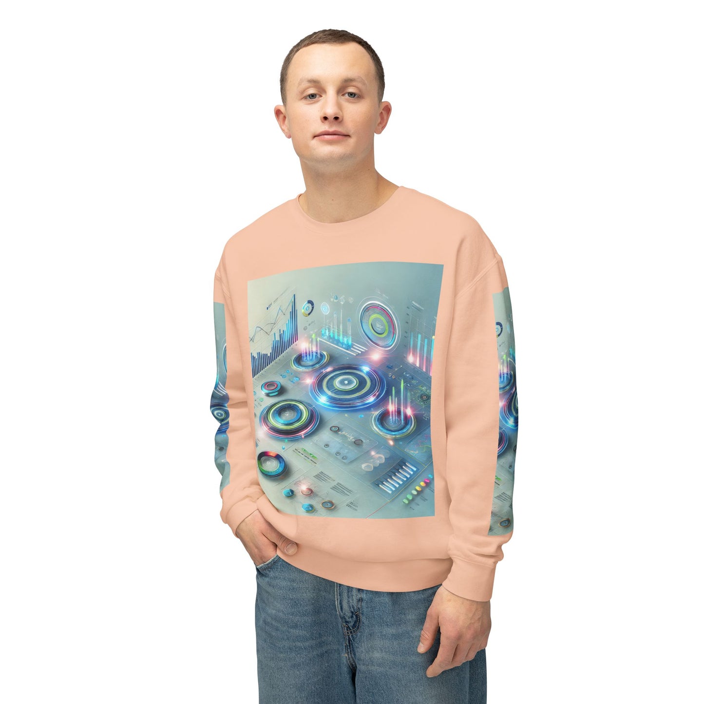 Unisex Lightweight Crewneck Sweatshirt