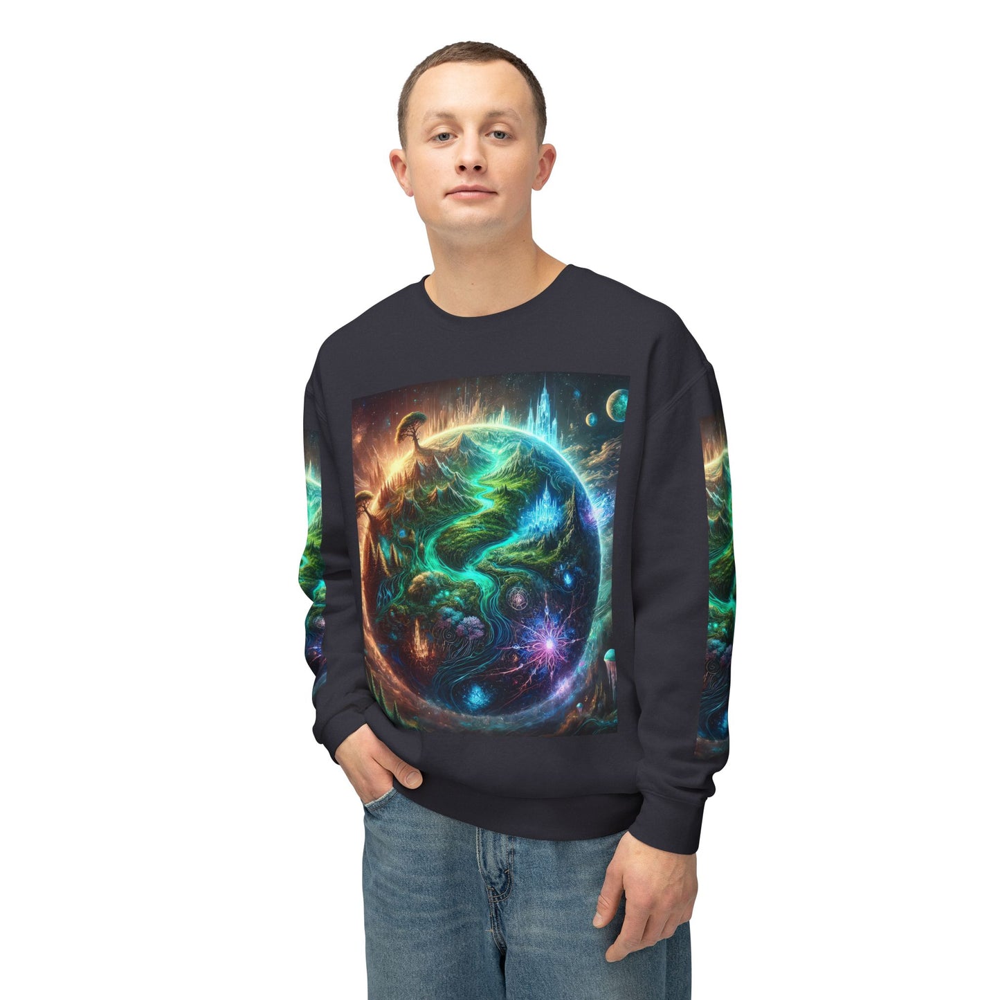 Unisex Lightweight Crewneck Sweatshirt