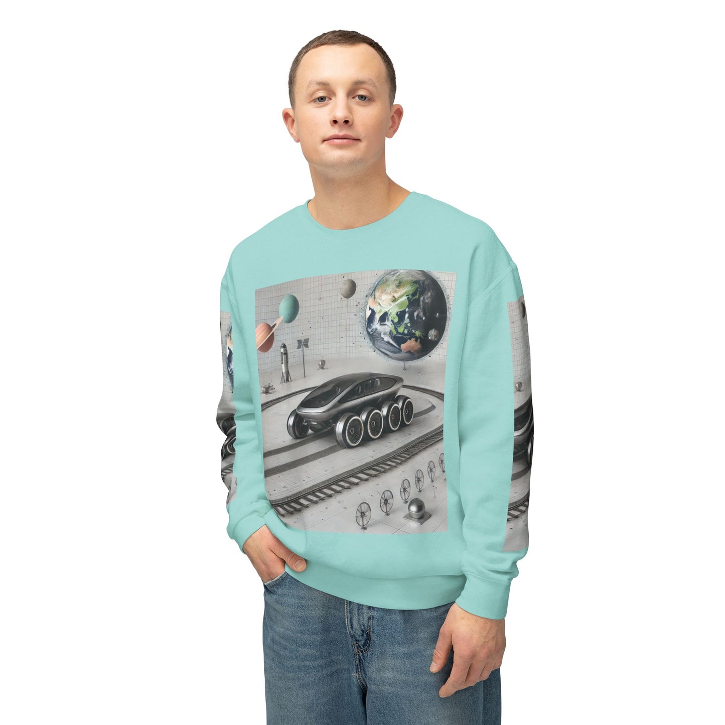 Unisex Lightweight Crewneck Sweatshirt