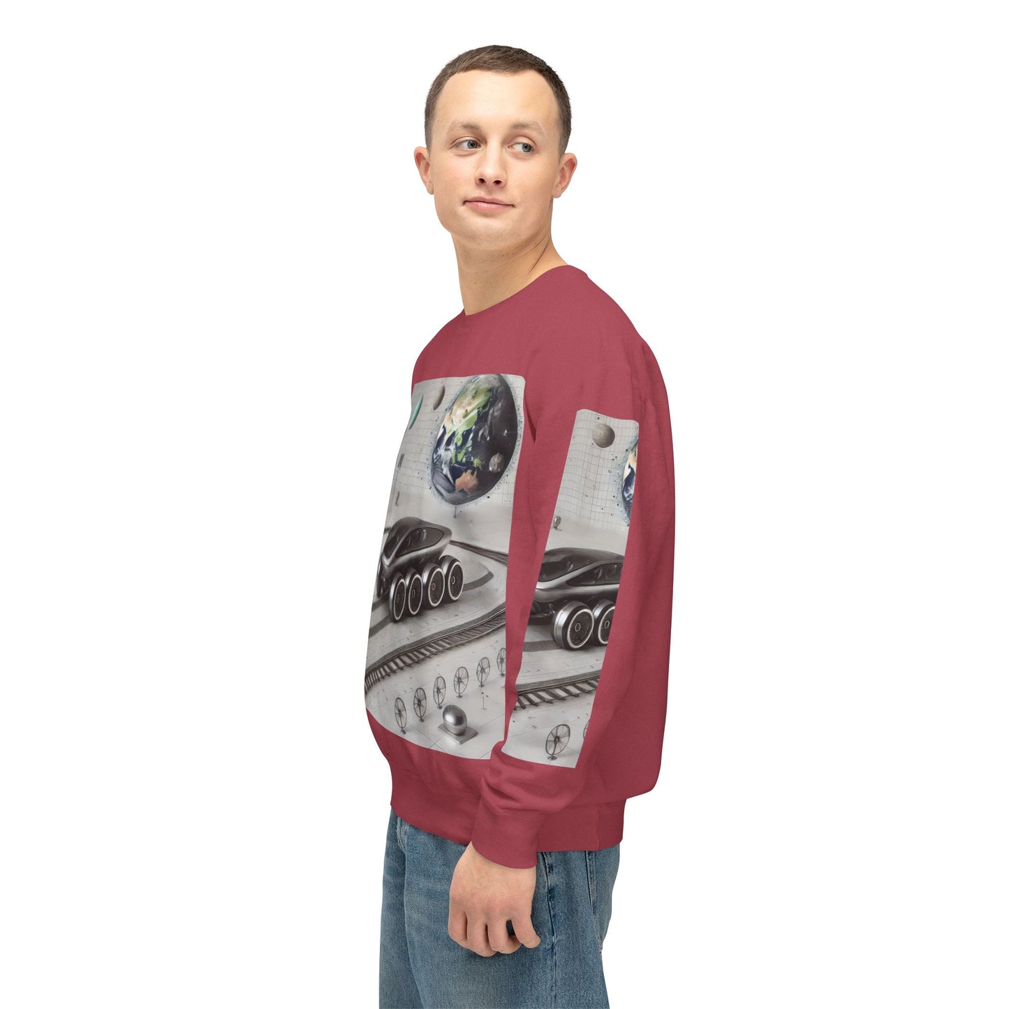 Unisex Lightweight Crewneck Sweatshirt