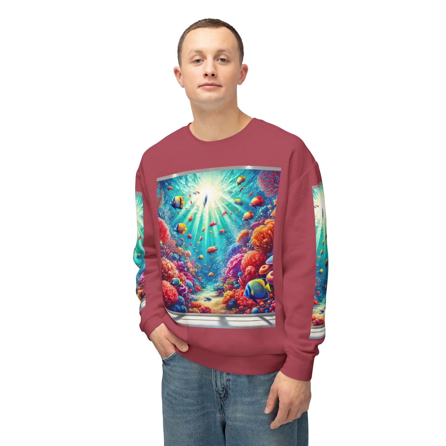 Unisex Lightweight Crewneck Sweatshirt