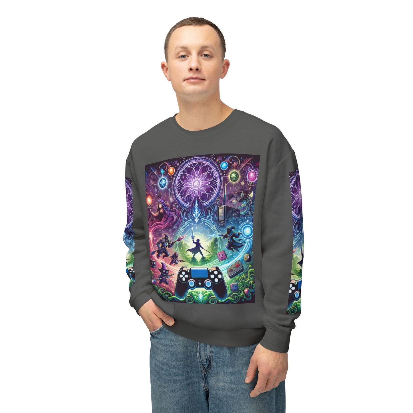 Unisex Lightweight Crewneck Sweatshirt