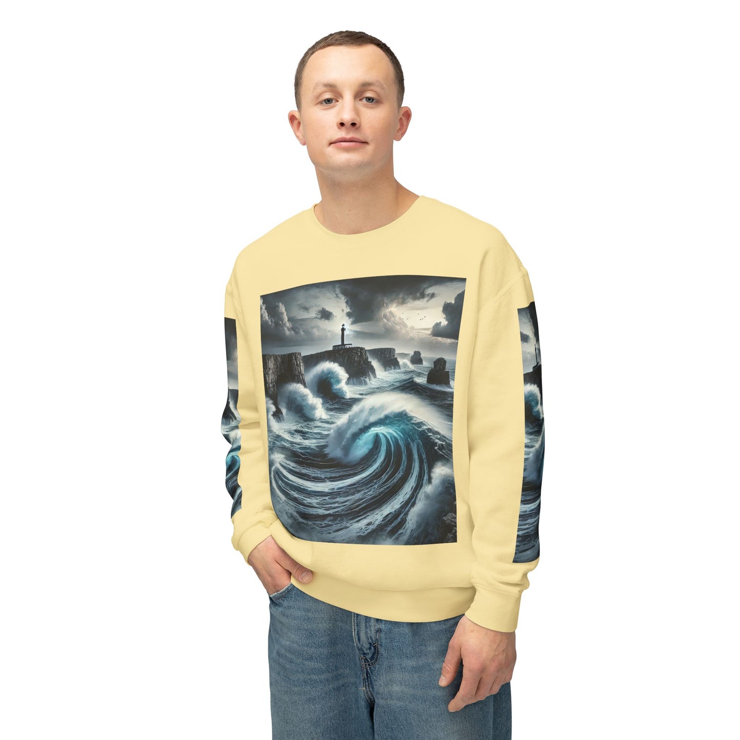 Unisex Lightweight Crewneck Sweatshirt