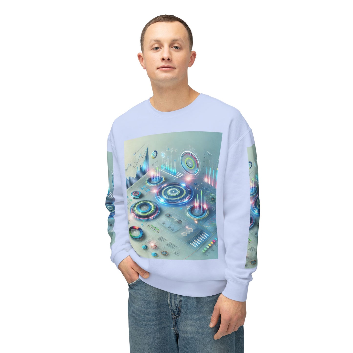 Unisex Lightweight Crewneck Sweatshirt