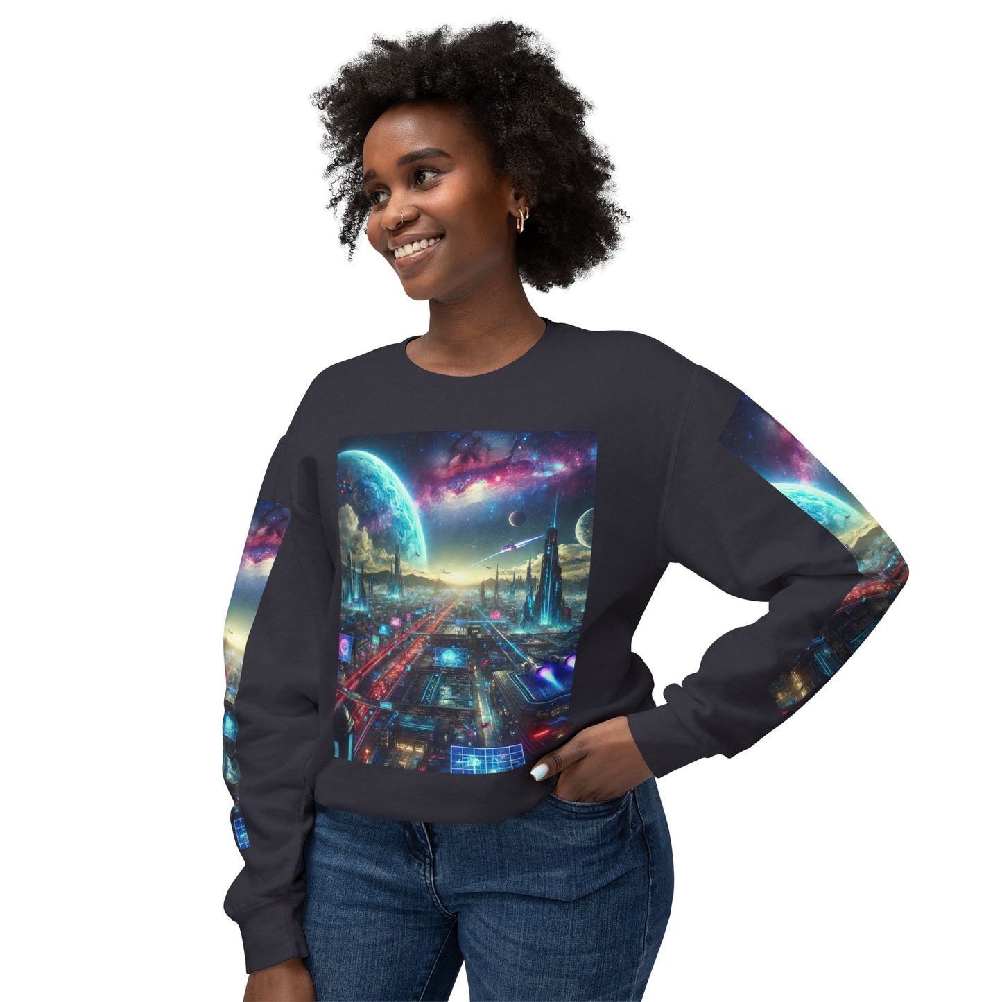 Unisex Lightweight Crewneck Sweatshirt