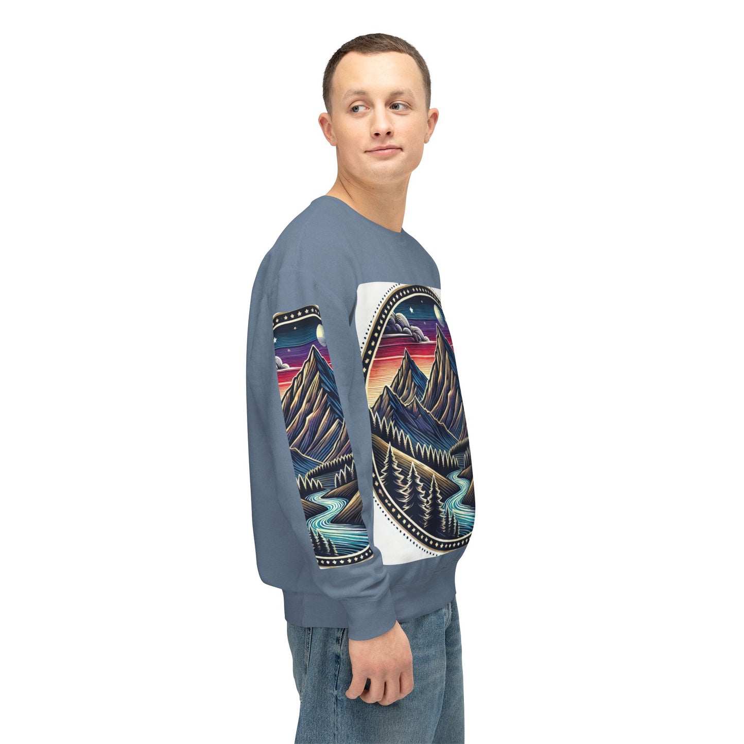 Unisex Lightweight Crewneck Sweatshirt