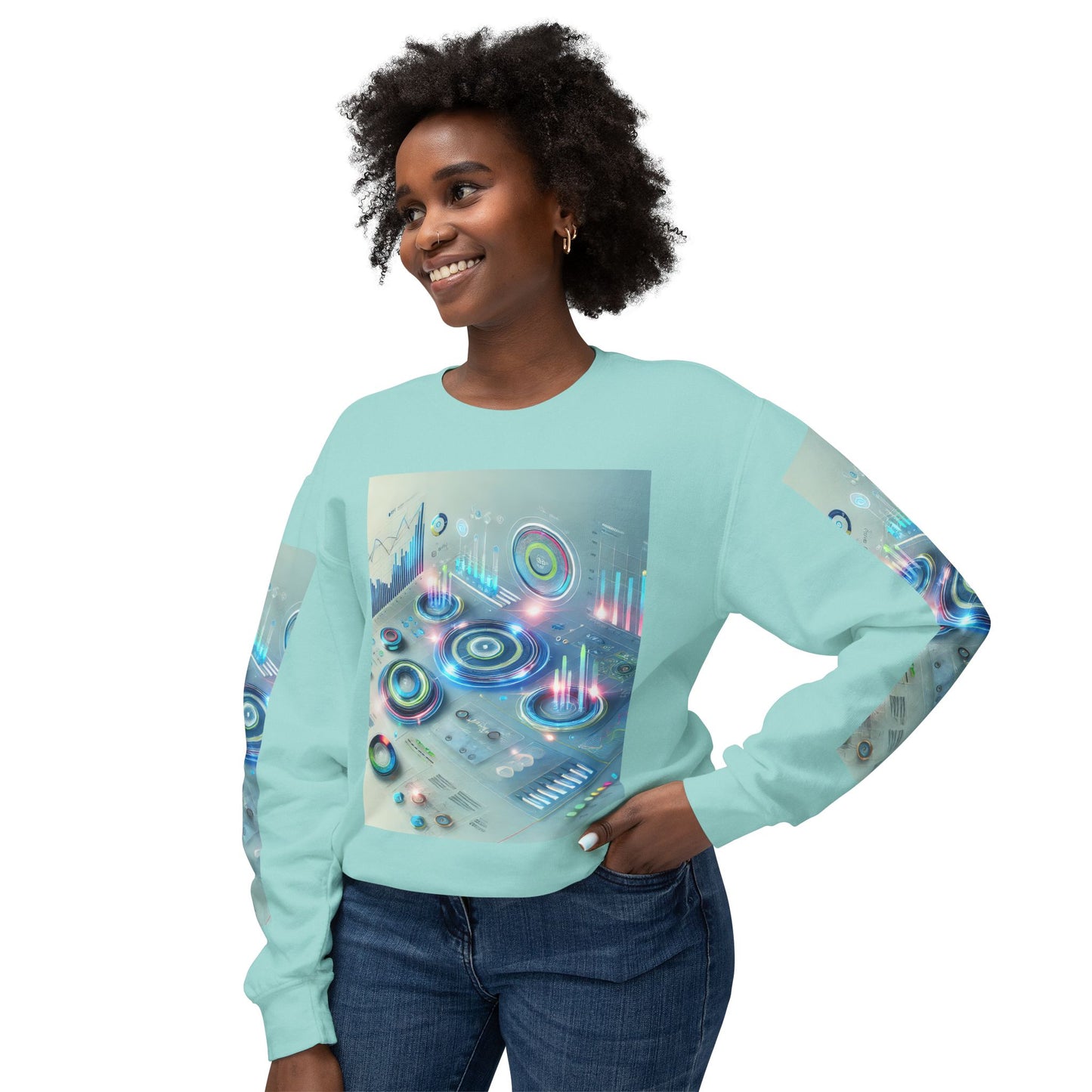 Unisex Lightweight Crewneck Sweatshirt