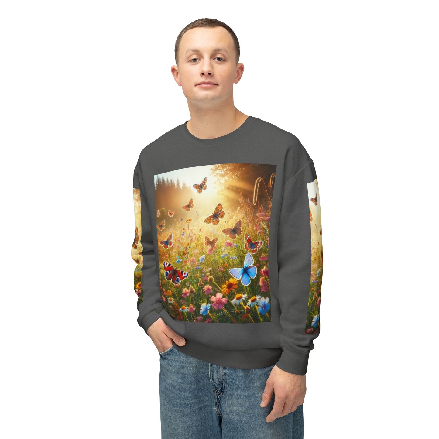 Unisex Lightweight Crewneck Sweatshirt