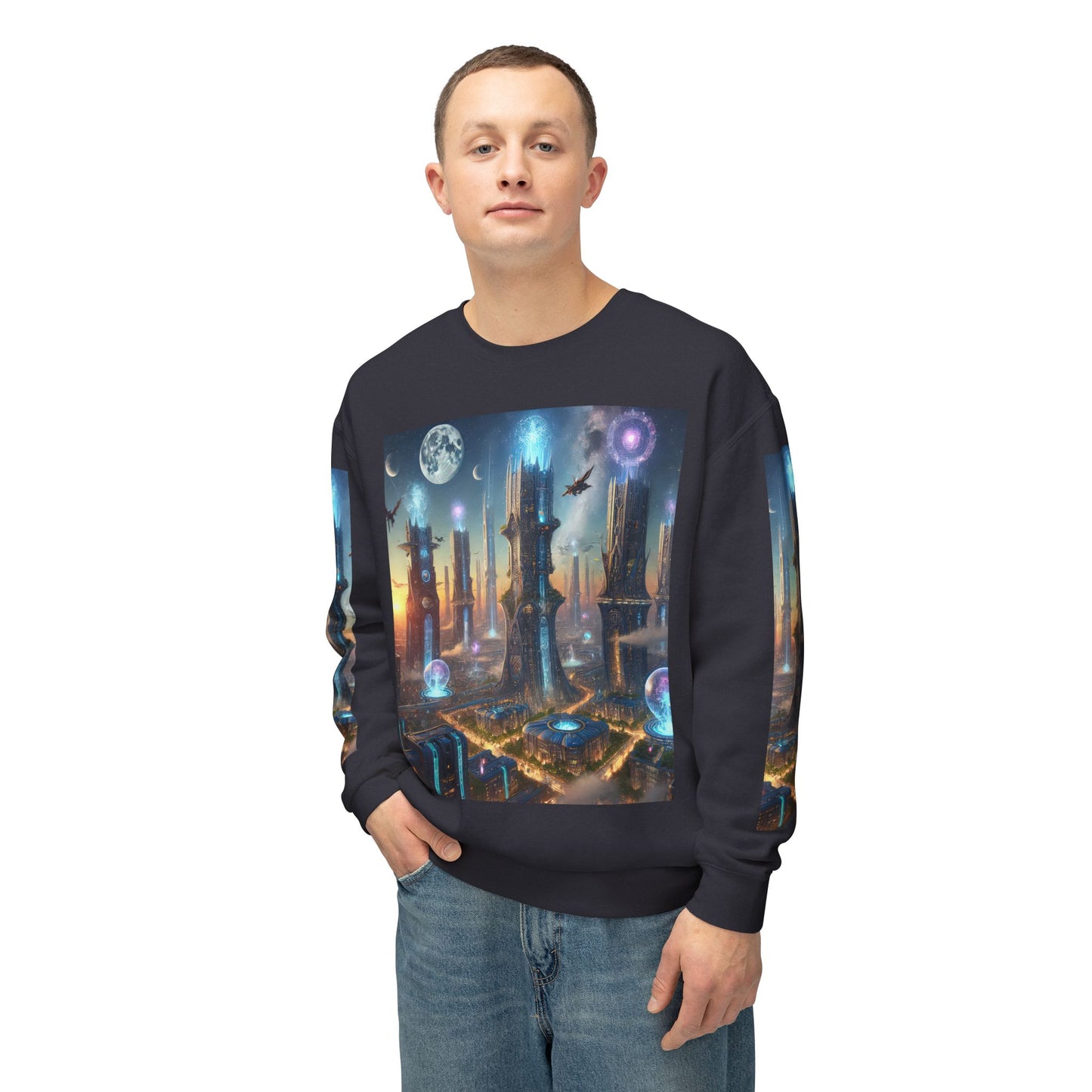 Unisex Lightweight Crewneck Sweatshirt