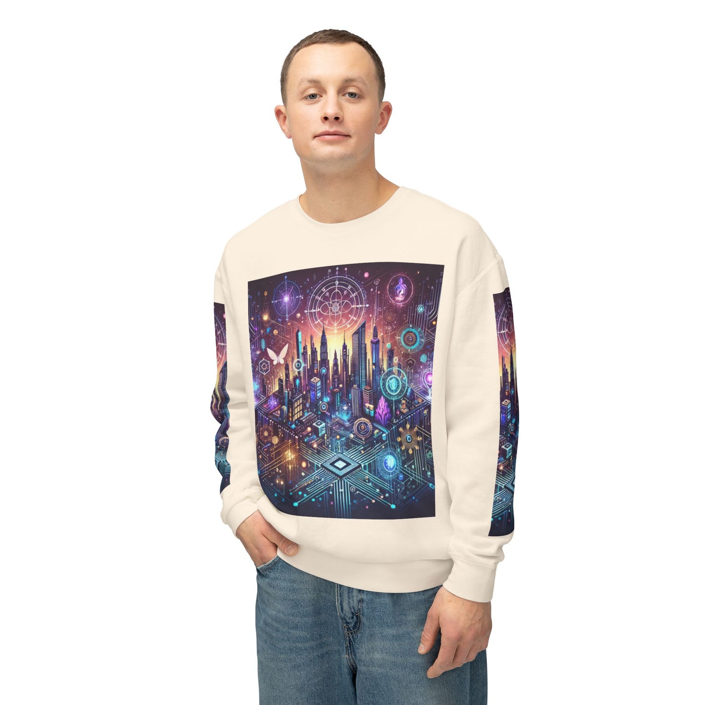 Unisex Lightweight Crewneck Sweatshirt