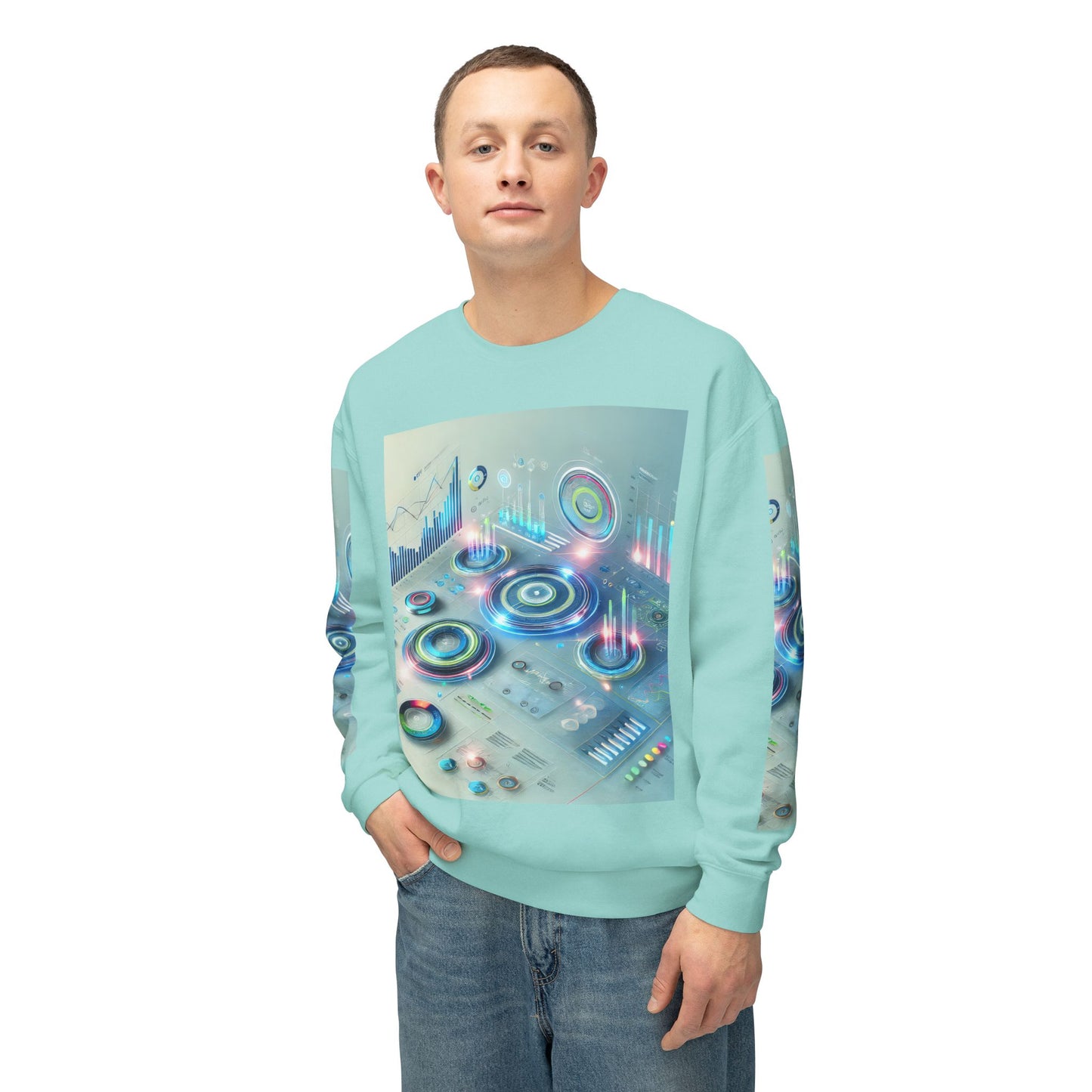 Unisex Lightweight Crewneck Sweatshirt