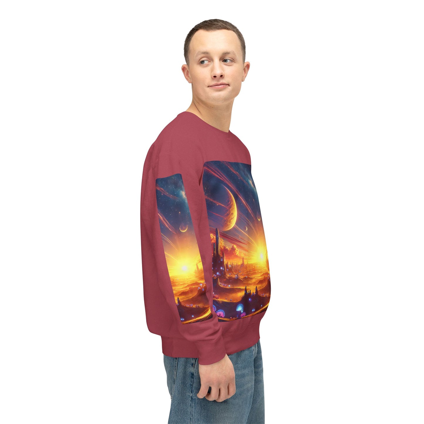 Unisex Lightweight Crewneck Sweatshirt