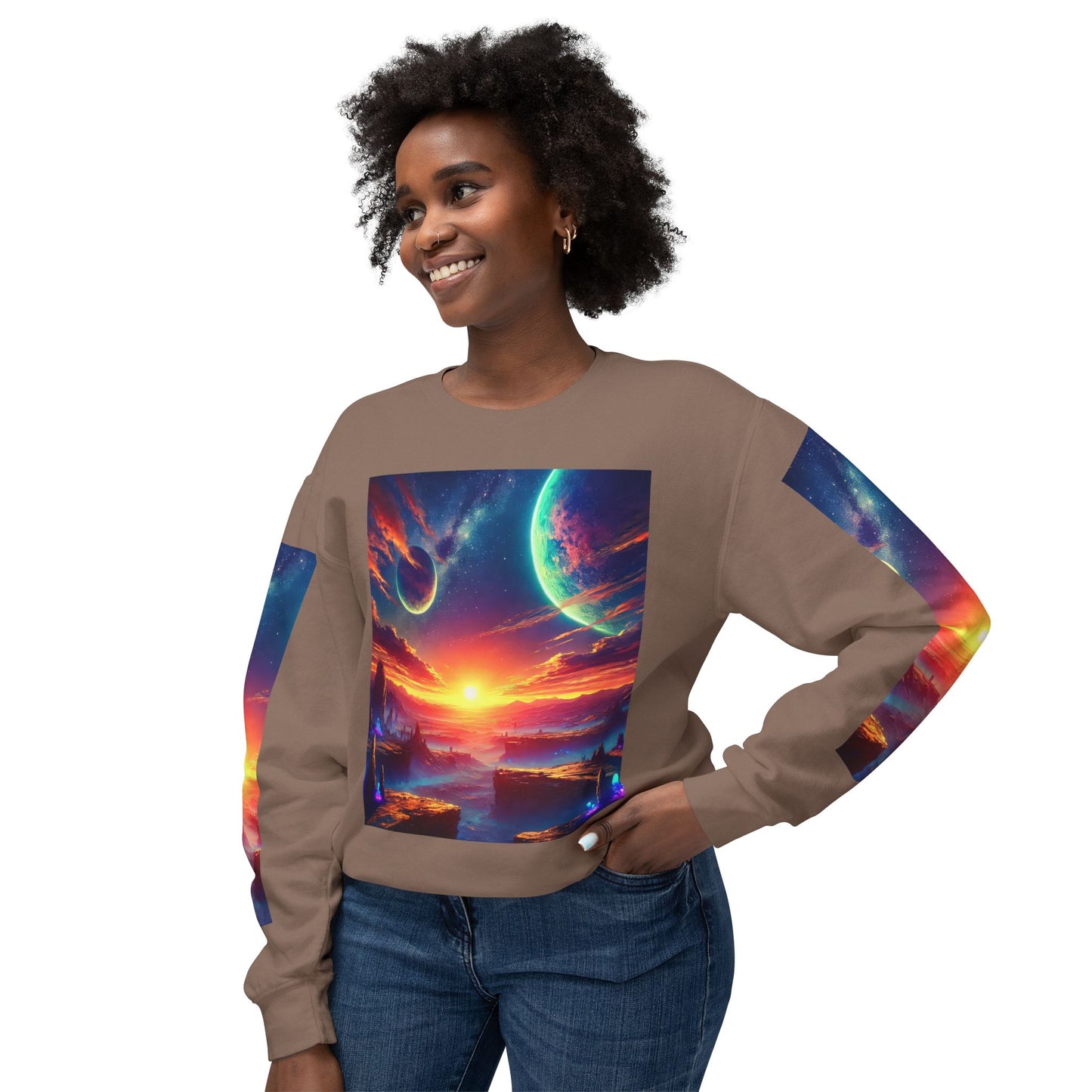 Unisex Lightweight Crewneck Sweatshirt