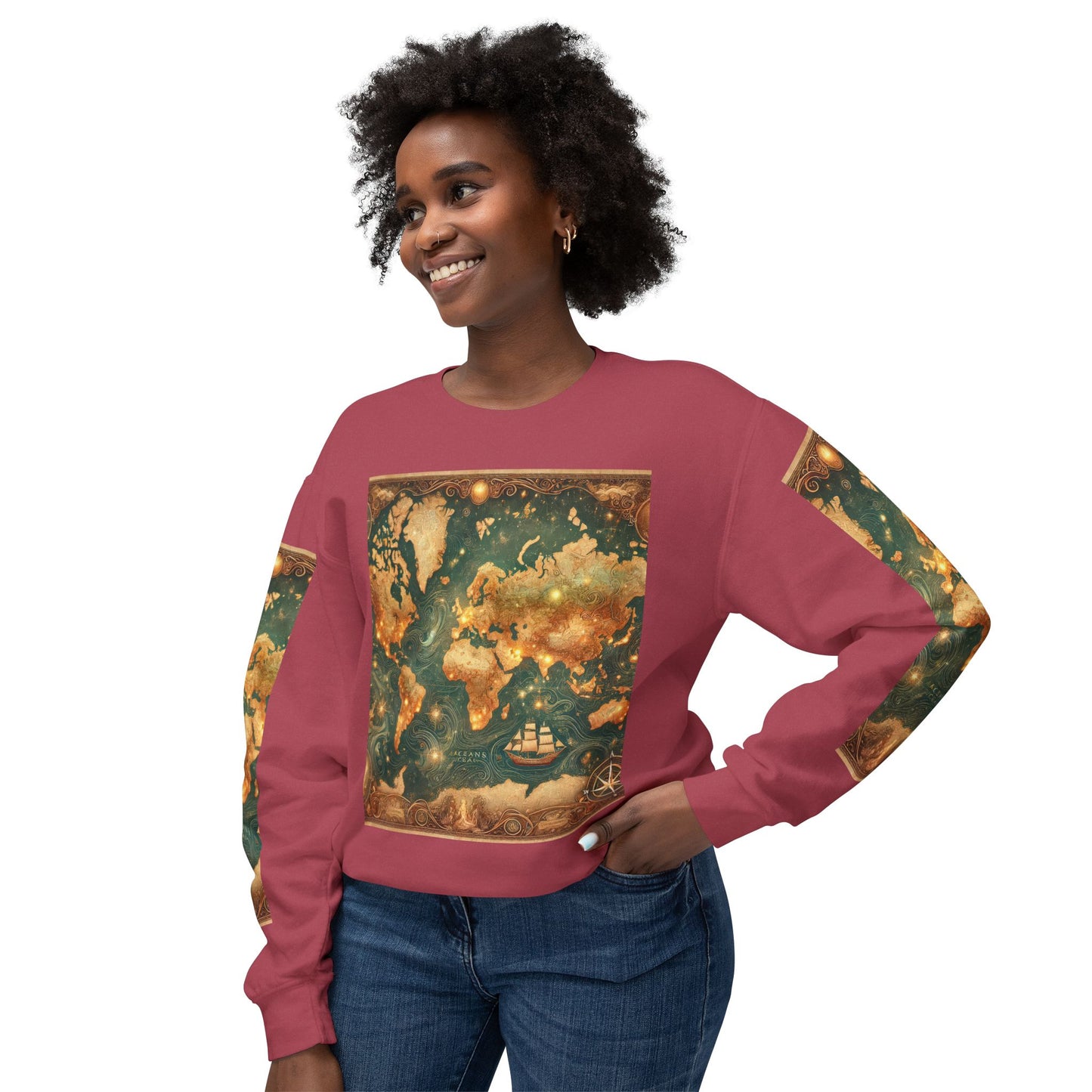 Unisex Lightweight Crewneck Sweatshirt