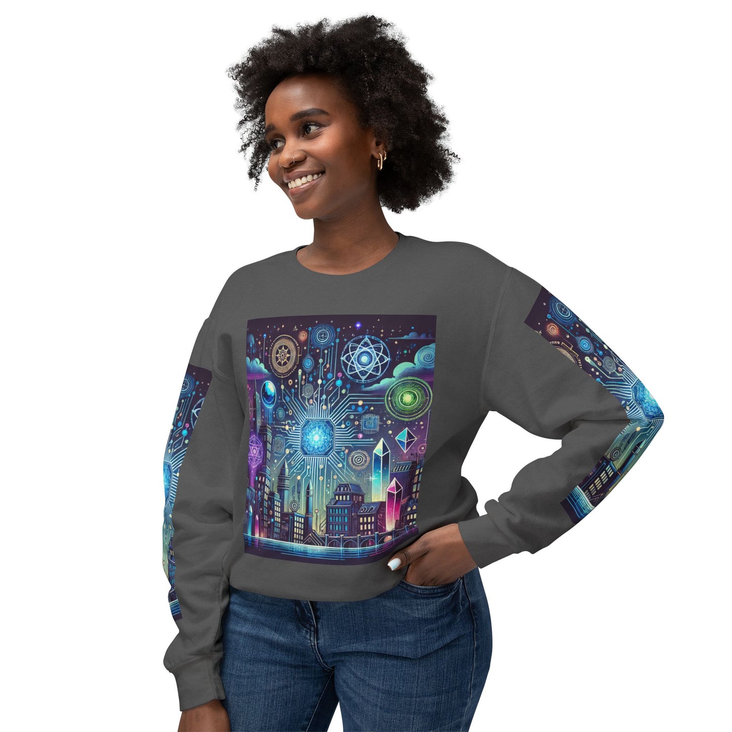 Unisex Lightweight Crewneck Sweatshirt