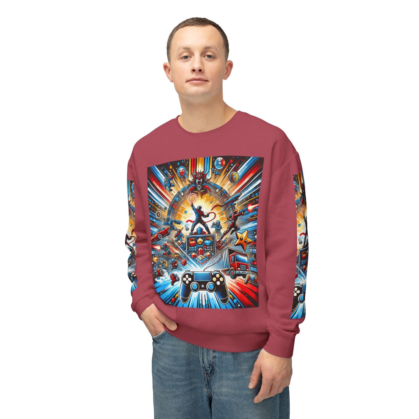 Unisex Lightweight Crewneck Sweatshirt