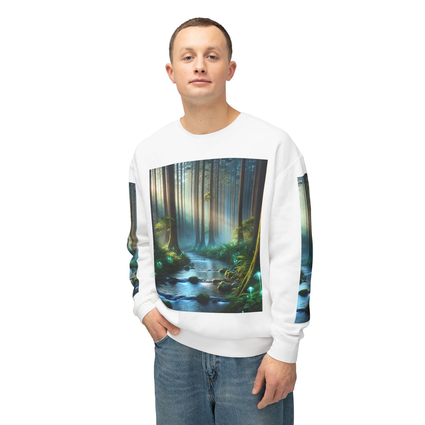 Unisex Lightweight Crewneck Sweatshirt