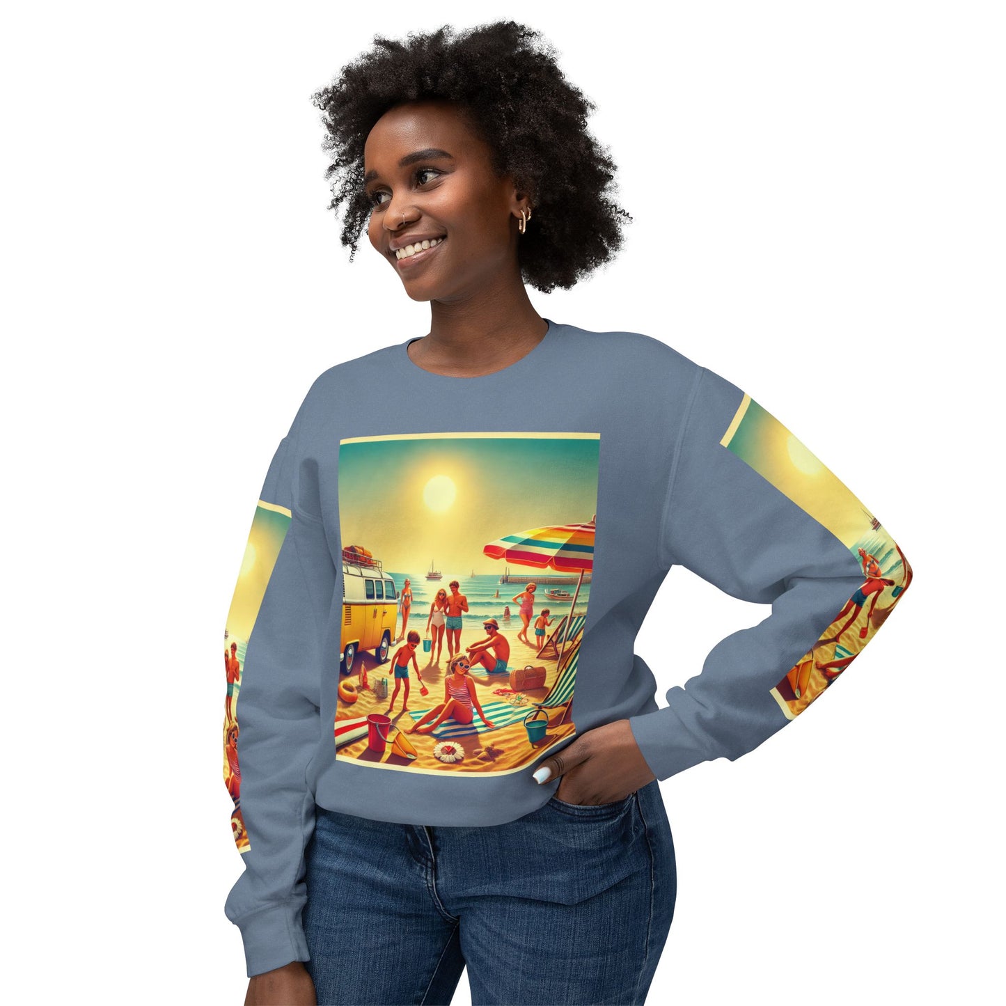 Unisex Lightweight Crewneck Sweatshirt