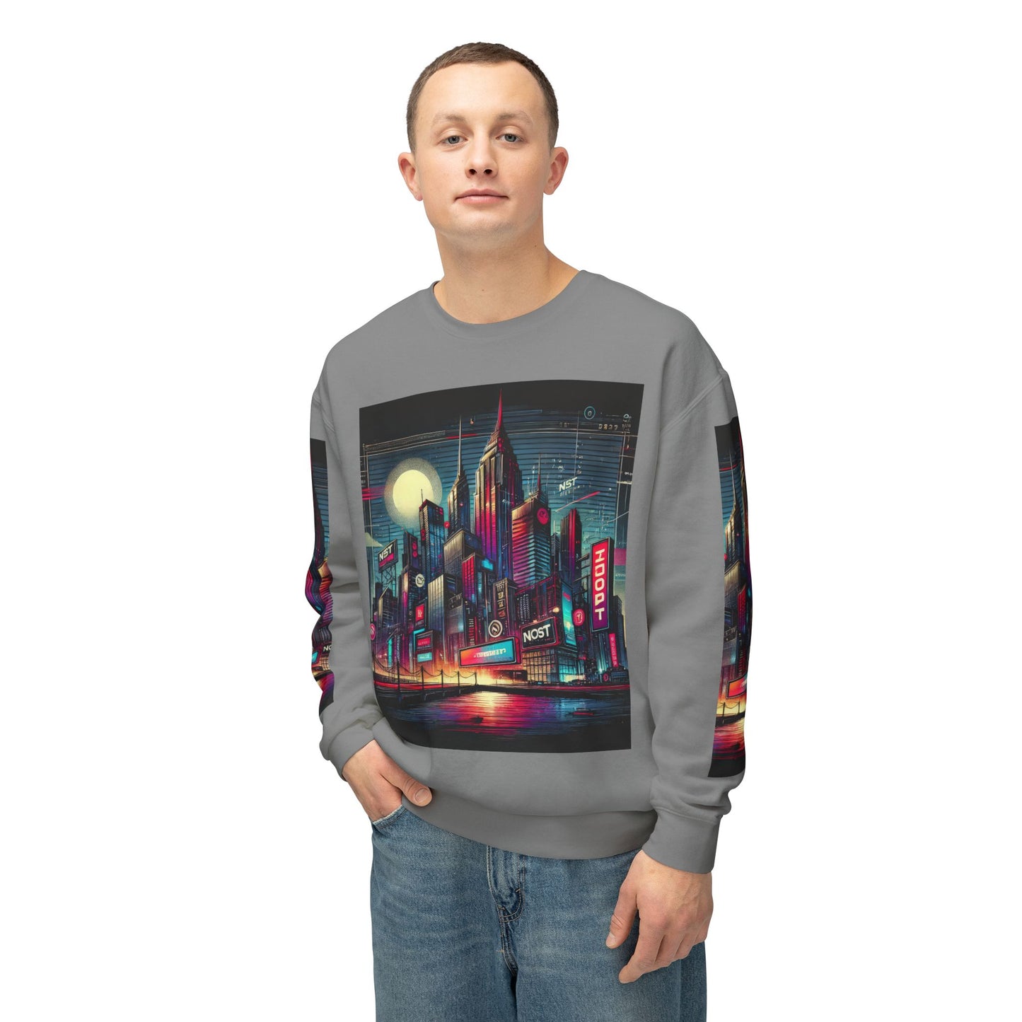 Unisex Lightweight Crewneck Sweatshirt