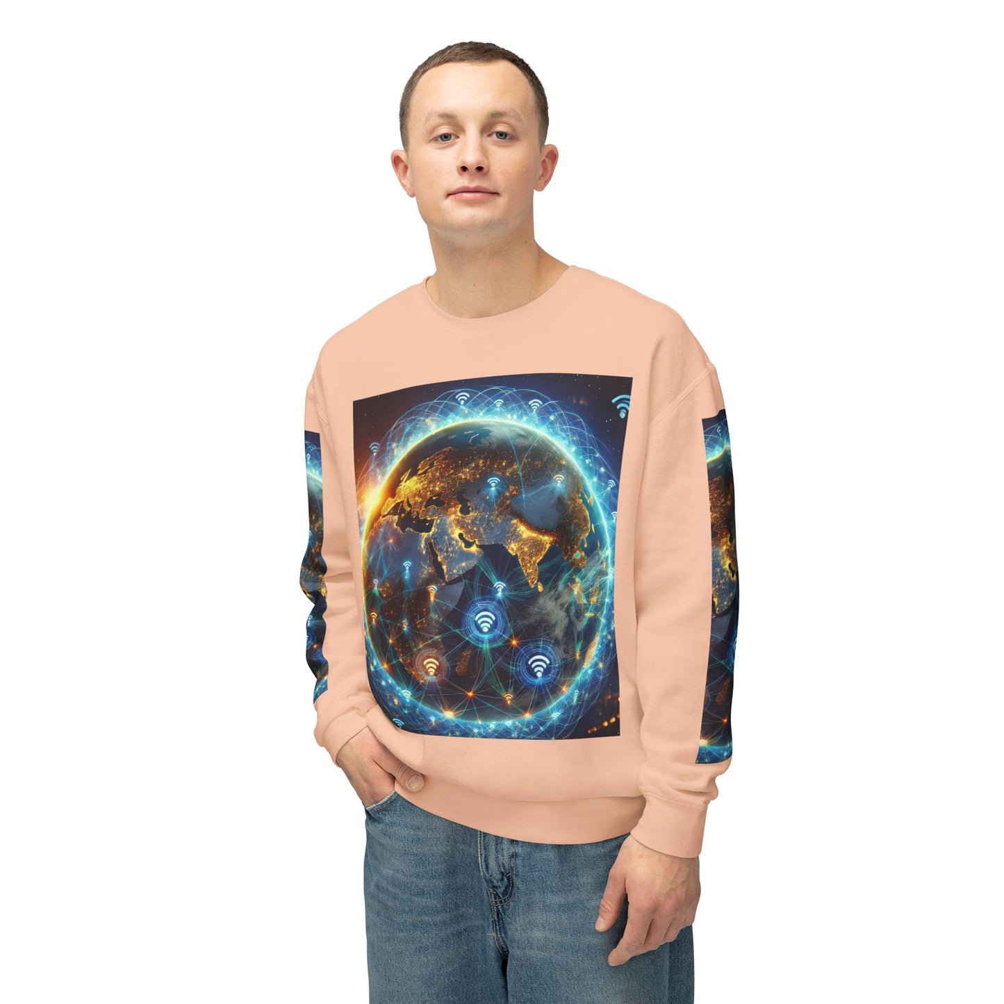 Unisex Lightweight Crewneck Sweatshirt