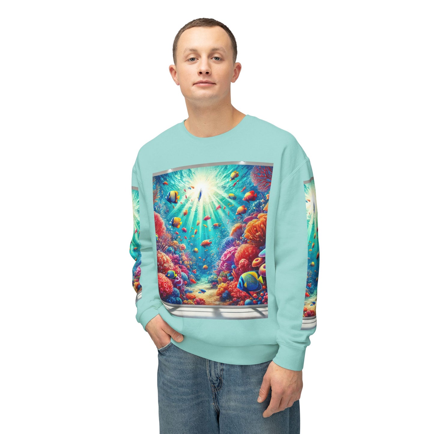 Unisex Lightweight Crewneck Sweatshirt