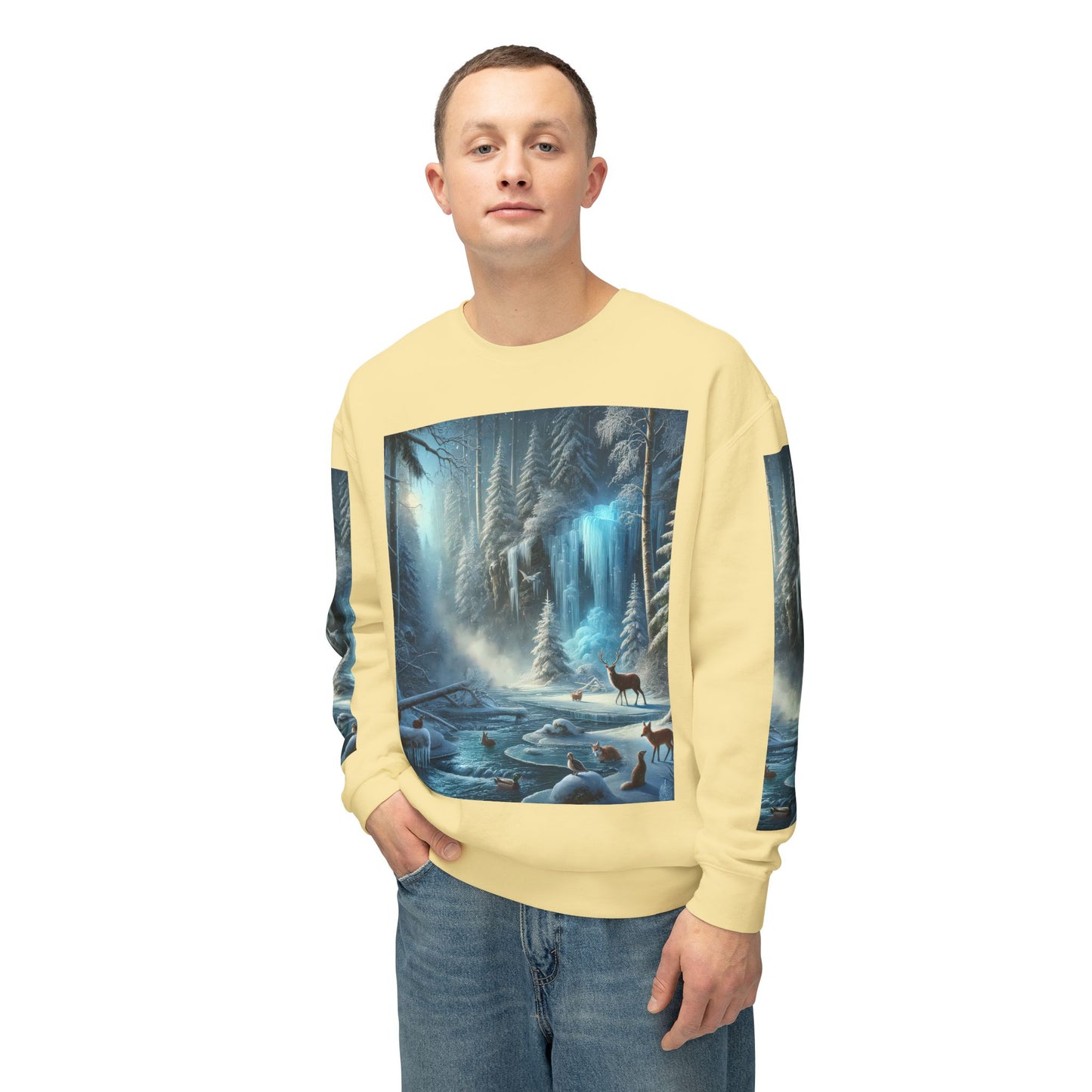 Unisex Lightweight Crewneck Sweatshirt