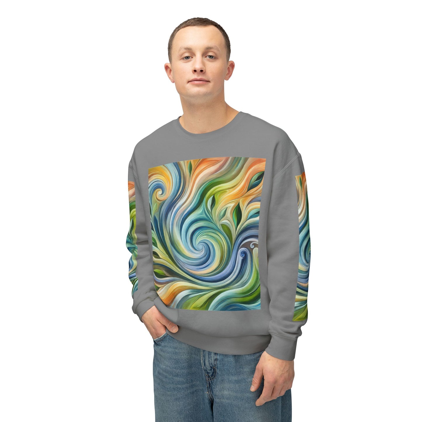 Unisex Lightweight Crewneck Sweatshirt