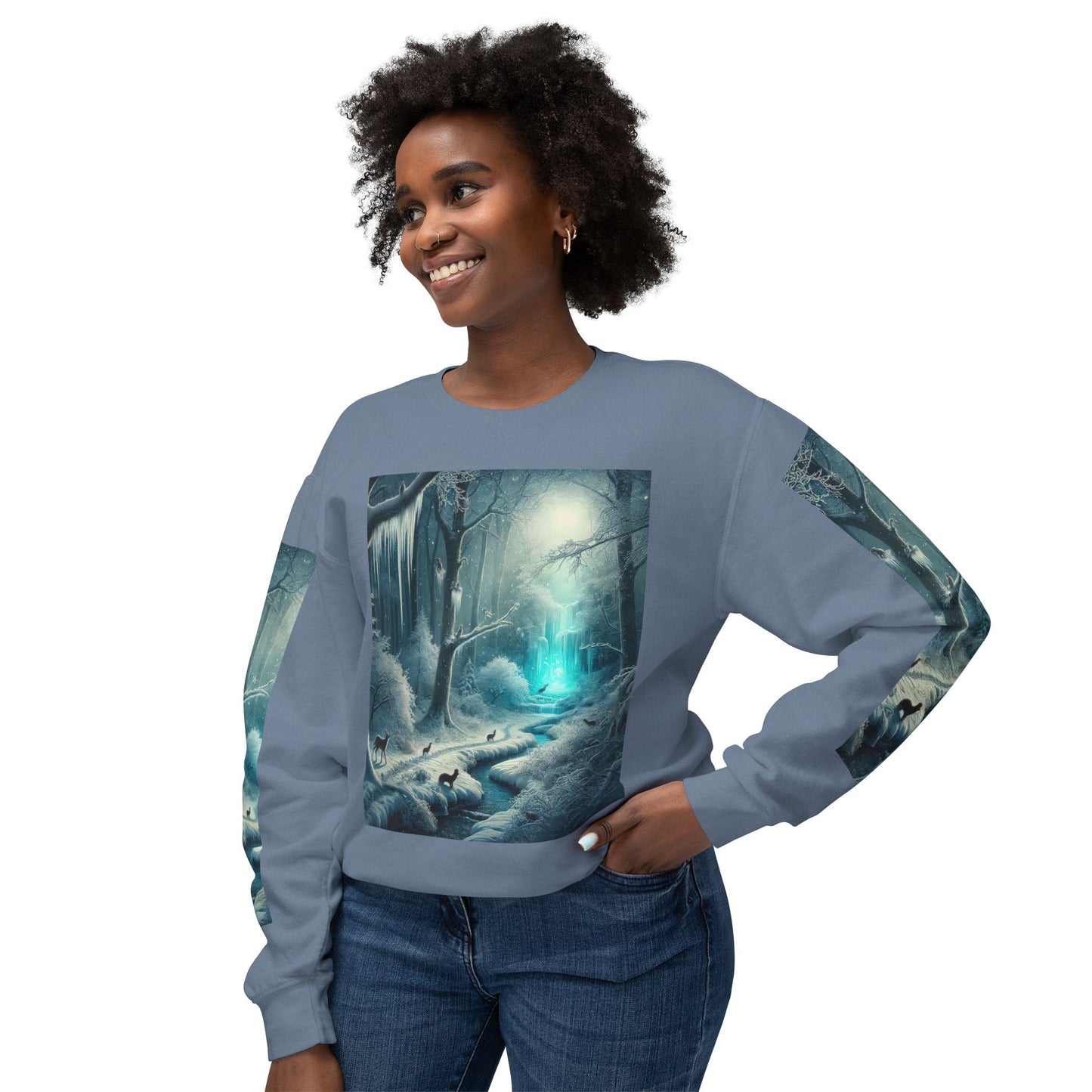 Unisex Lightweight Crewneck Sweatshirt