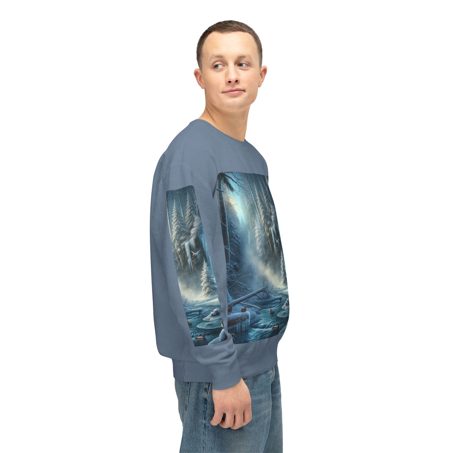 Unisex Lightweight Crewneck Sweatshirt