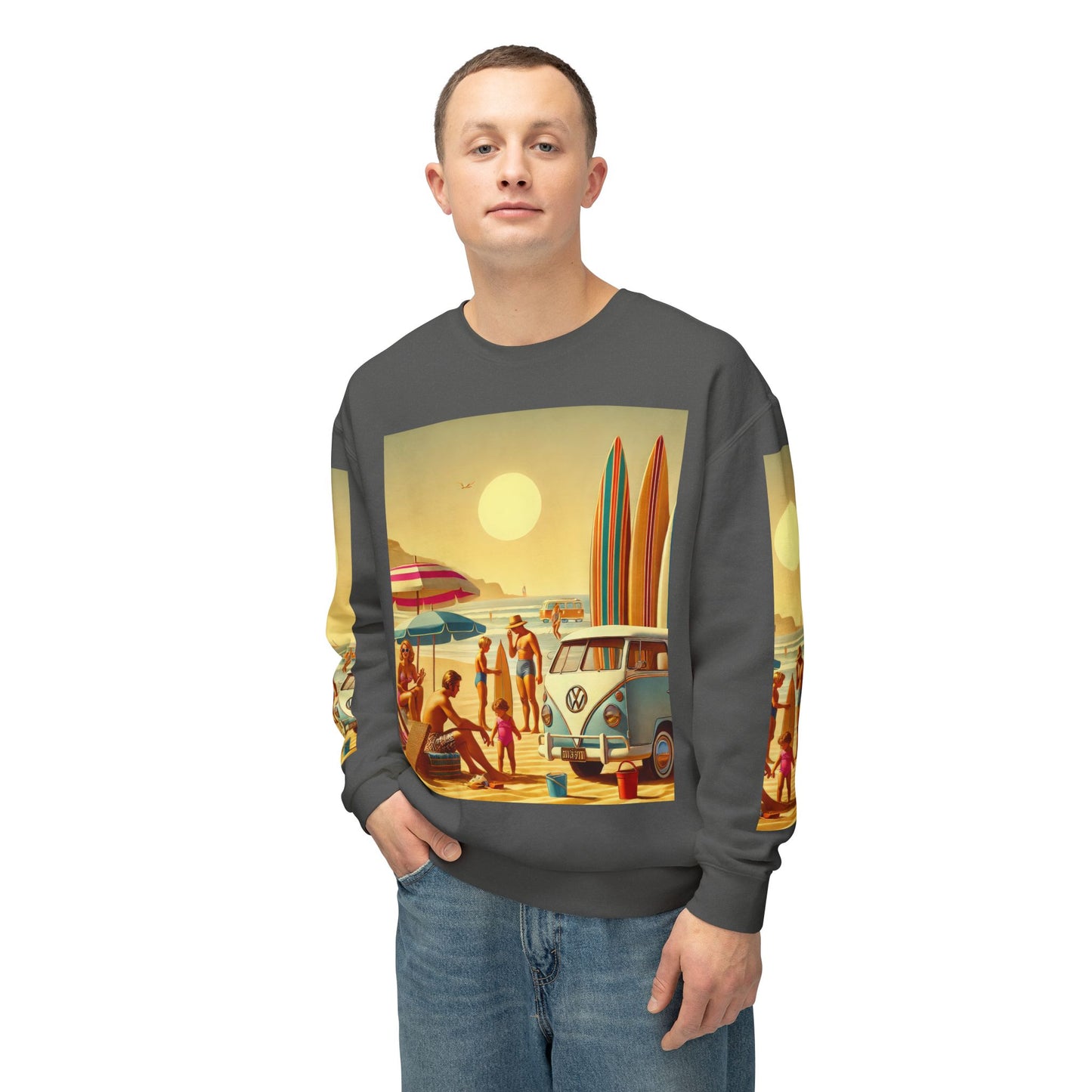 Unisex Lightweight Crewneck Sweatshirt