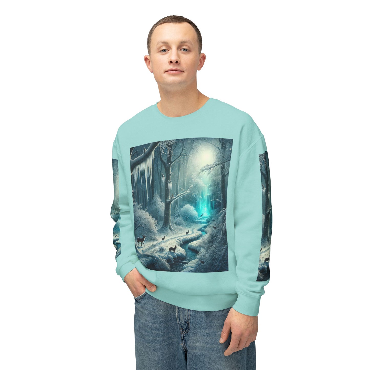 Unisex Lightweight Crewneck Sweatshirt