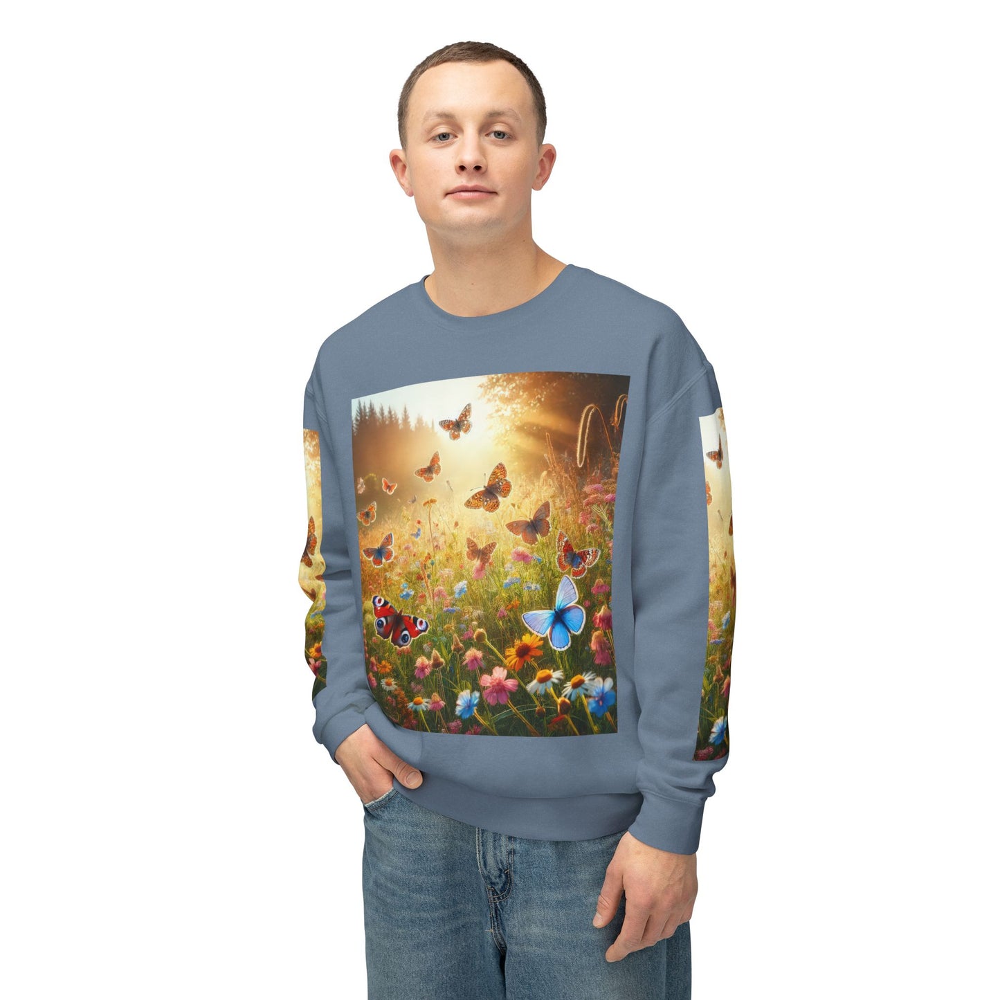 Unisex Lightweight Crewneck Sweatshirt