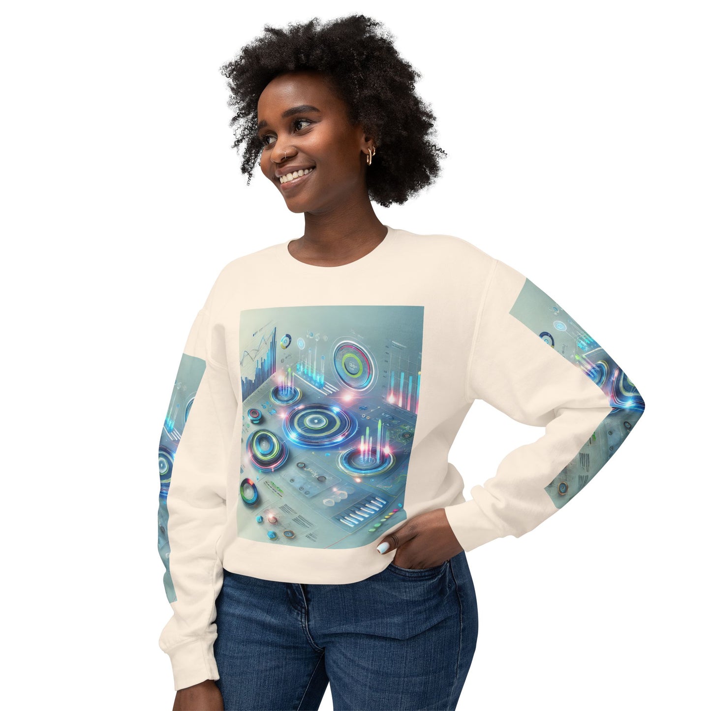 Unisex Lightweight Crewneck Sweatshirt