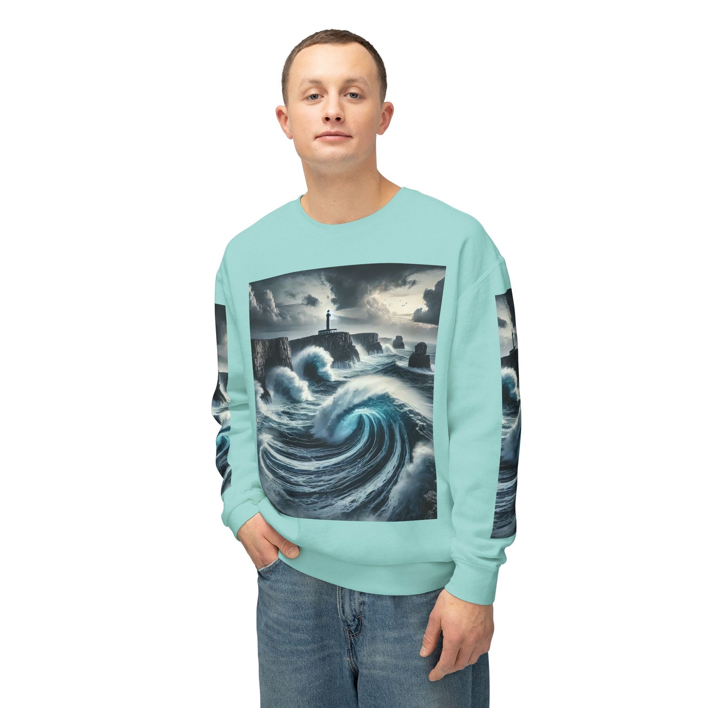 Unisex Lightweight Crewneck Sweatshirt