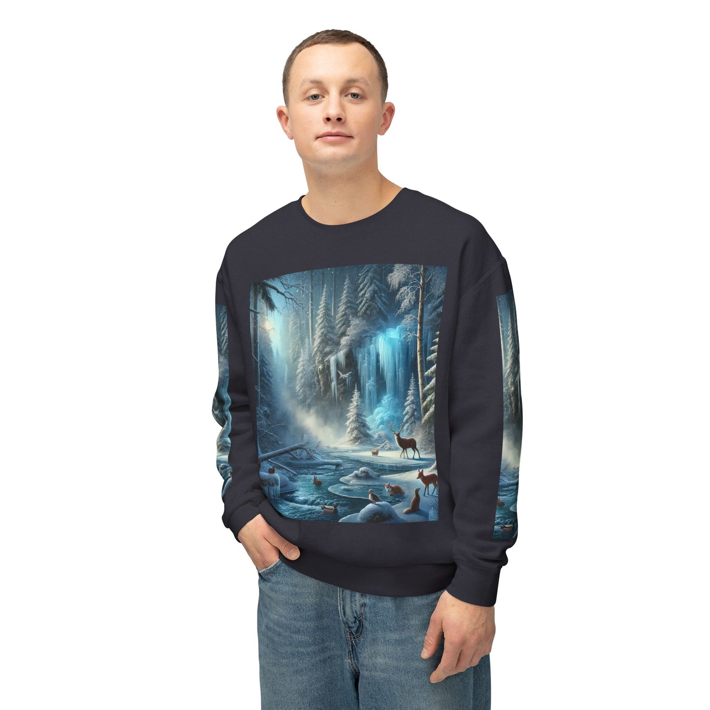 Unisex Lightweight Crewneck Sweatshirt