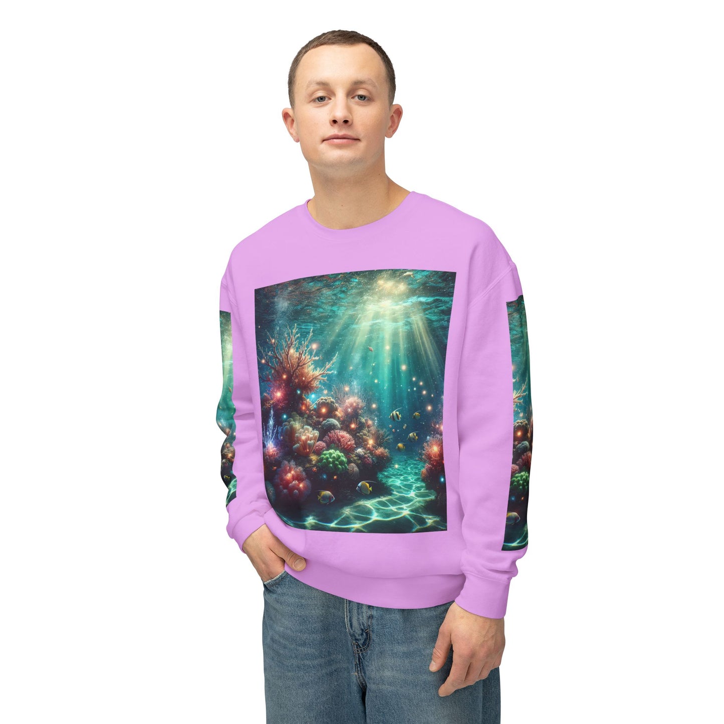 Unisex Lightweight Crewneck Sweatshirt