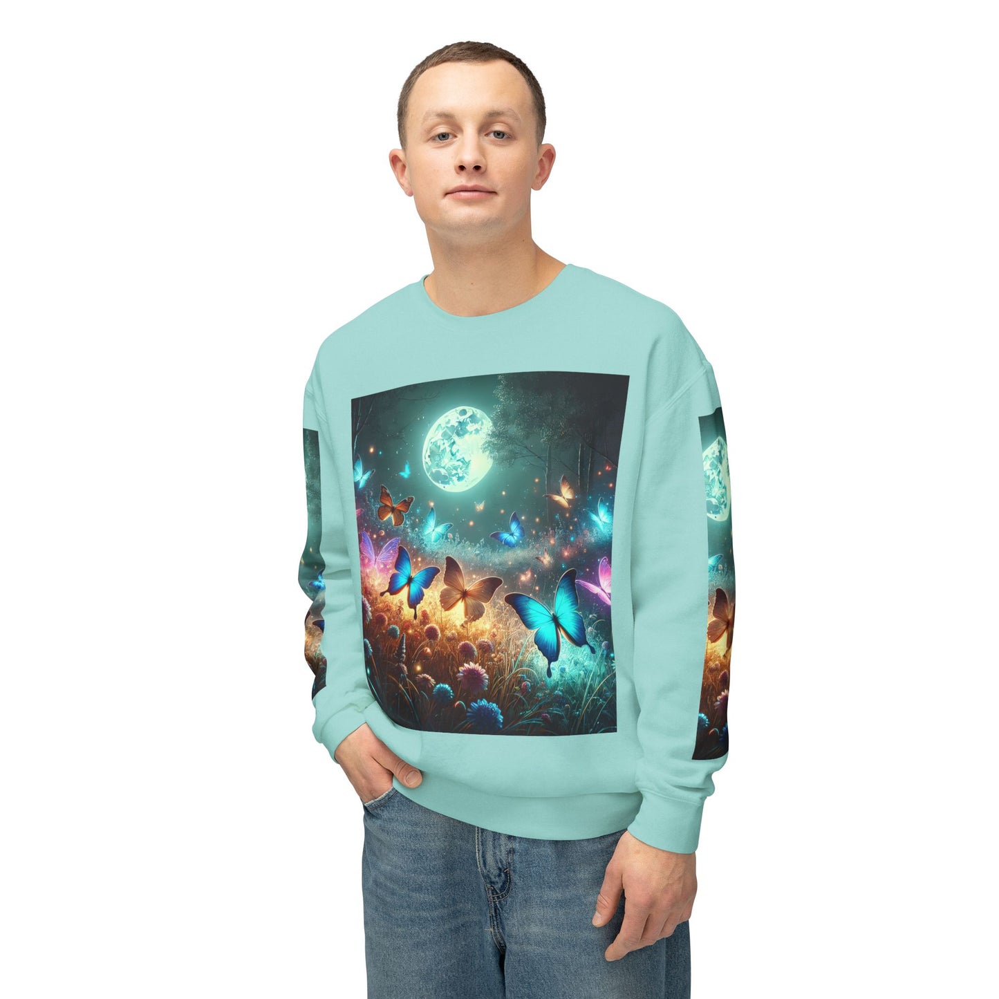 Unisex Lightweight Crewneck Sweatshirt