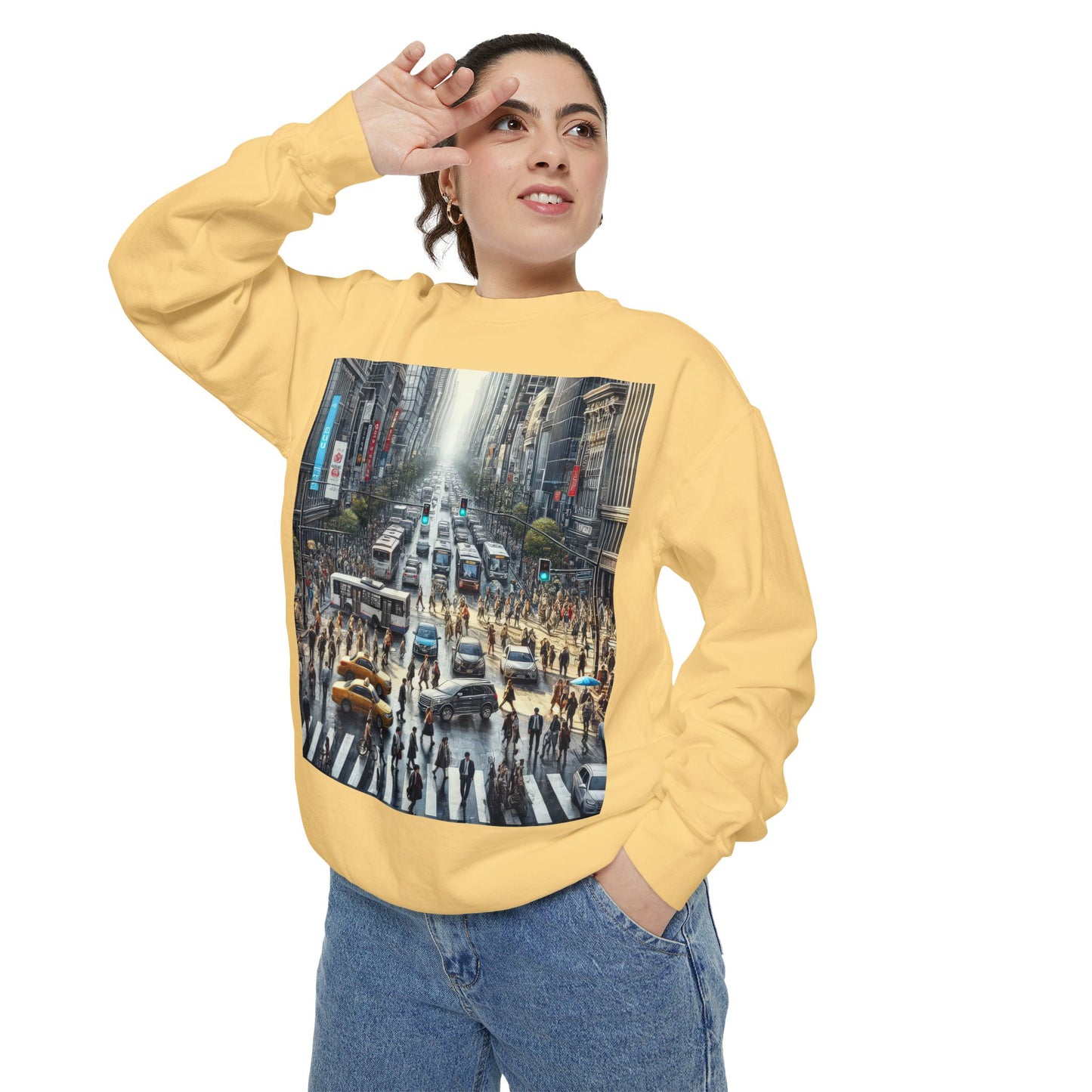 Unisex Garment-Dyed Sweatshirt