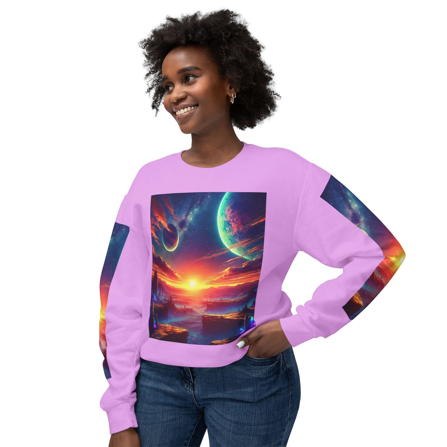 Unisex Lightweight Crewneck Sweatshirt