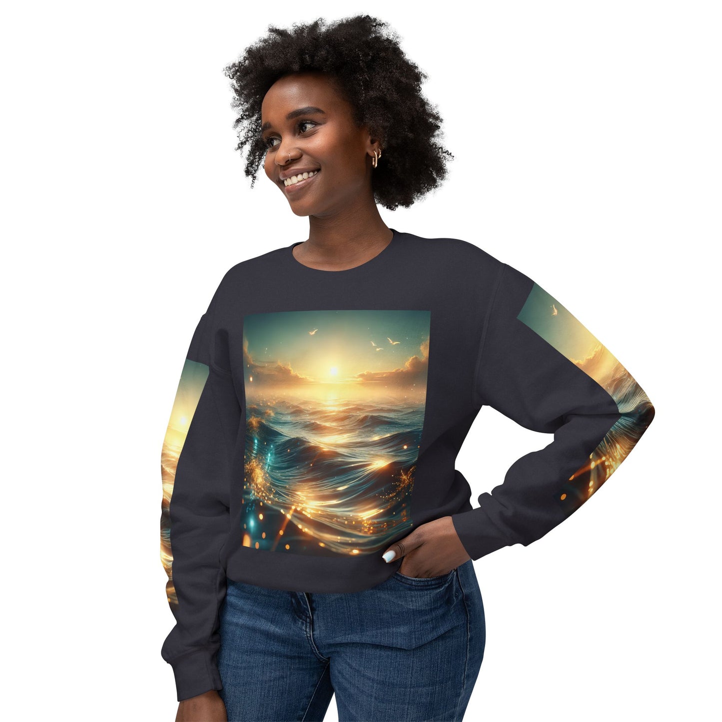 Unisex Lightweight Crewneck Sweatshirt