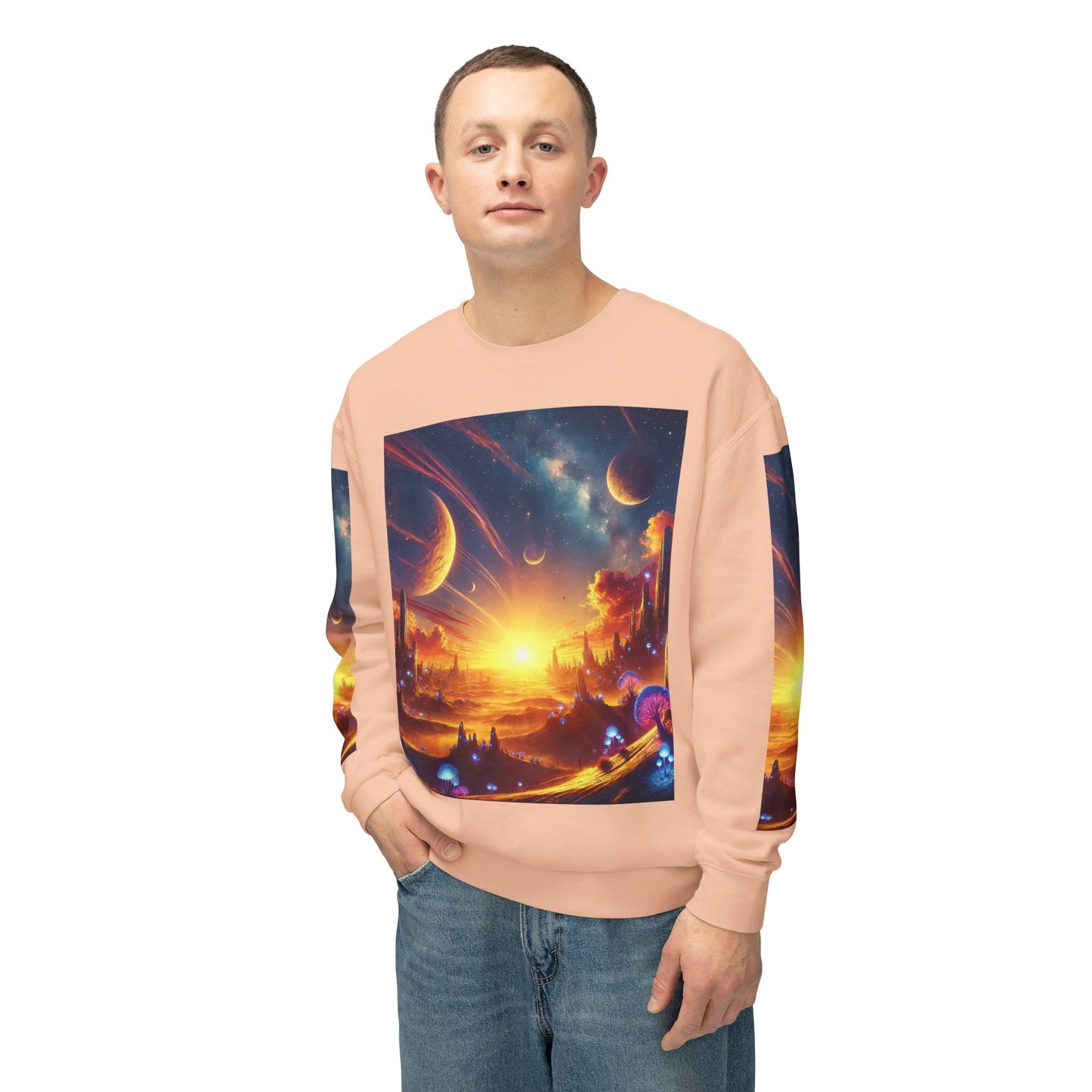 Unisex Lightweight Crewneck Sweatshirt