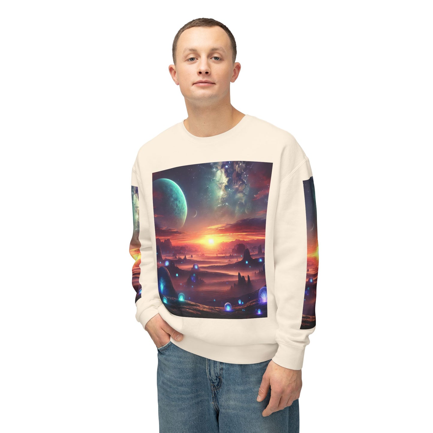 Unisex Lightweight Crewneck Sweatshirt