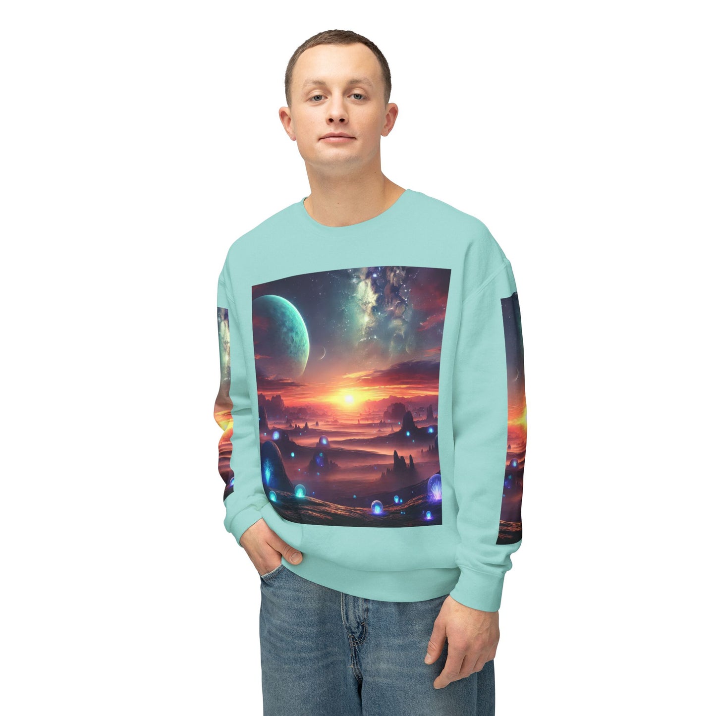 Unisex Lightweight Crewneck Sweatshirt