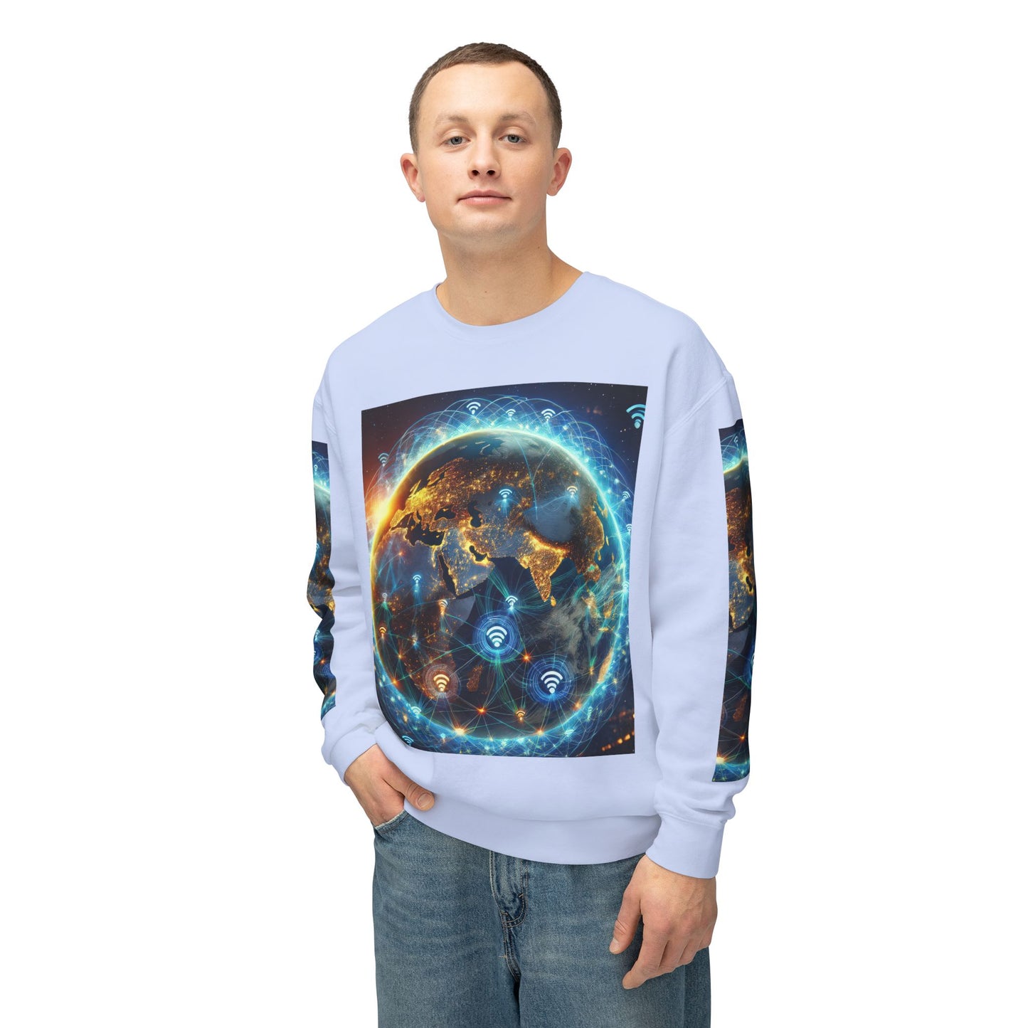 Unisex Lightweight Crewneck Sweatshirt