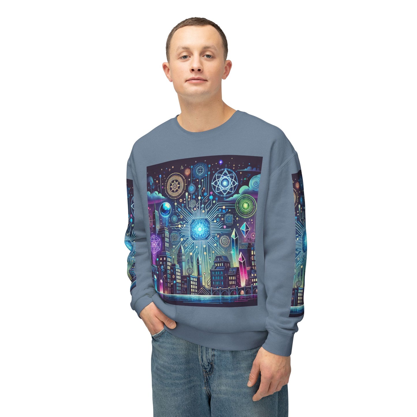 Unisex Lightweight Crewneck Sweatshirt