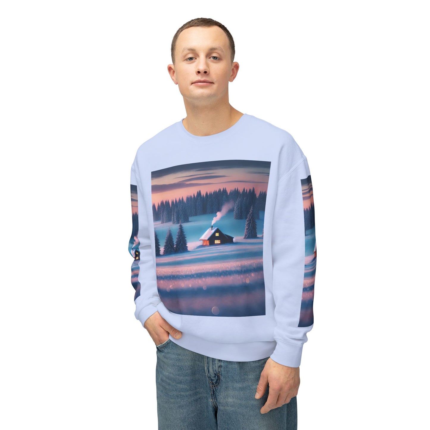 Unisex Lightweight Crewneck Sweatshirt