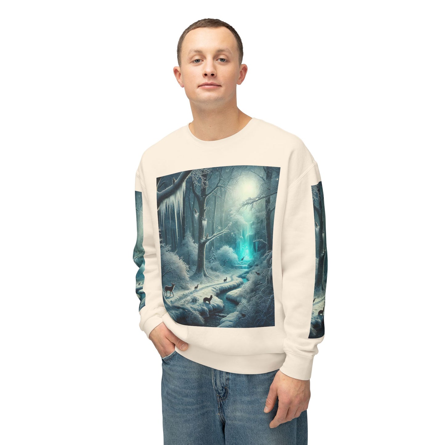 Unisex Lightweight Crewneck Sweatshirt