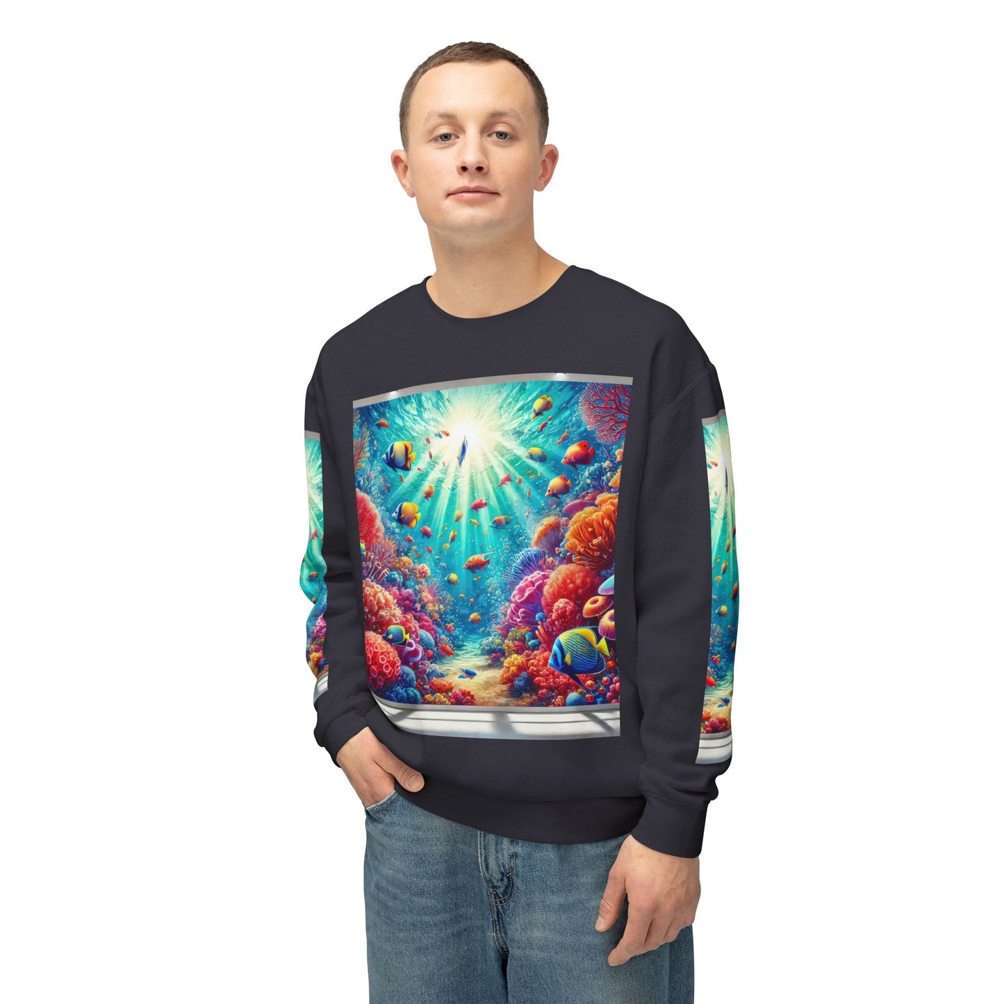 Unisex Lightweight Crewneck Sweatshirt