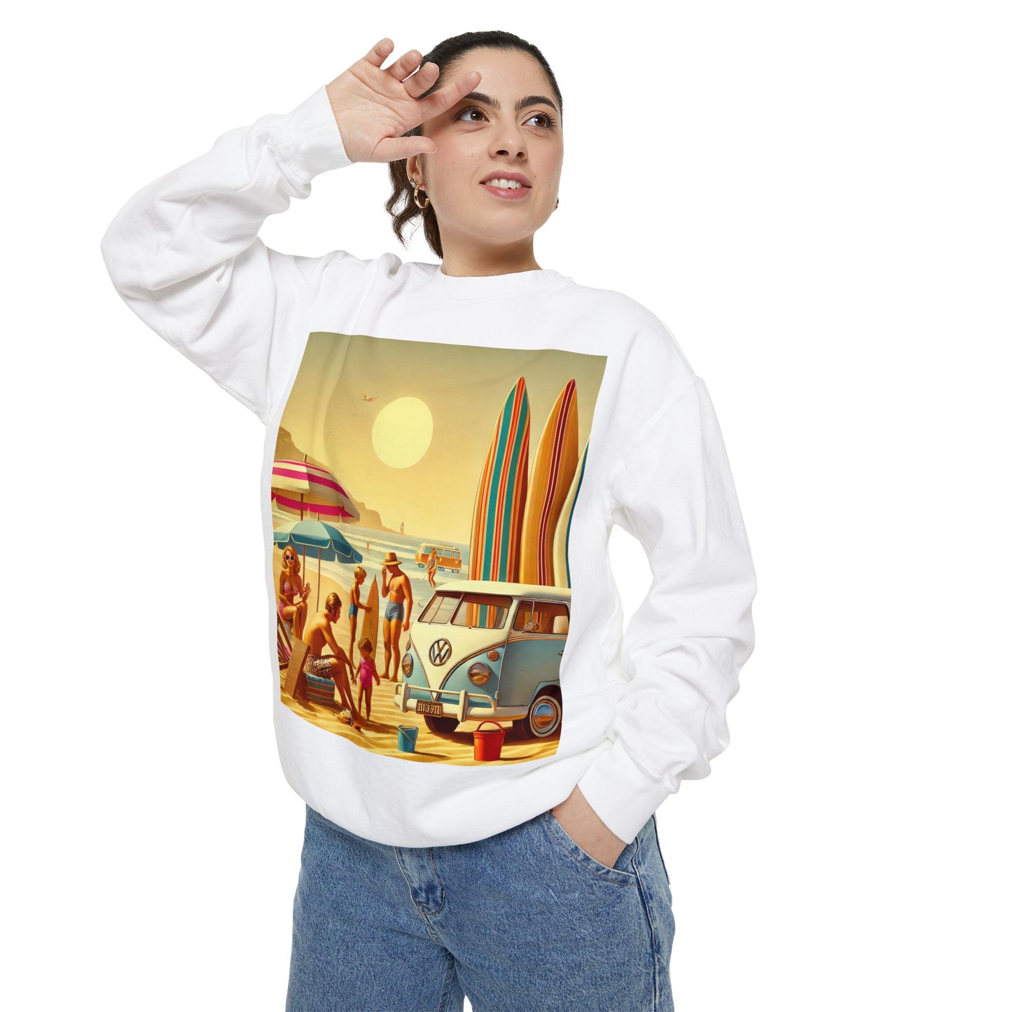 Unisex Garment-Dyed Sweatshirt