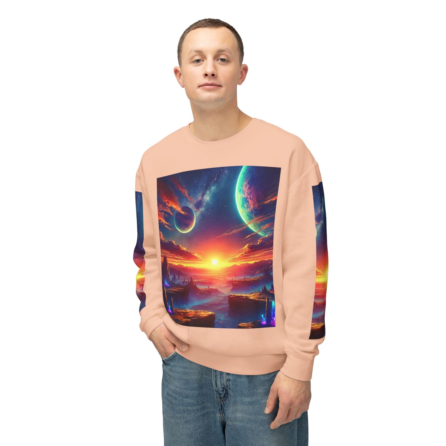 Unisex Lightweight Crewneck Sweatshirt